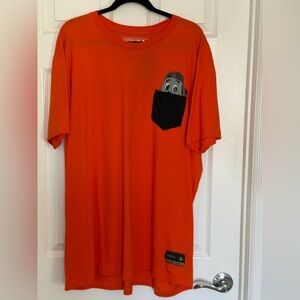 Bold Orange Graphic Tee with Pocket San Francisco Giants